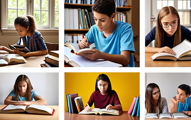 **
A montage showing a person studying diligently with books and practice exams, interspersed with images of group study sessions, and online learning platforms. The overall tone should be motivational and focused on effective study techniques for the Youth Counselor Certification. Keywords: Youth Counselor, certification, study group, exam preparation, online course, motivational.
**